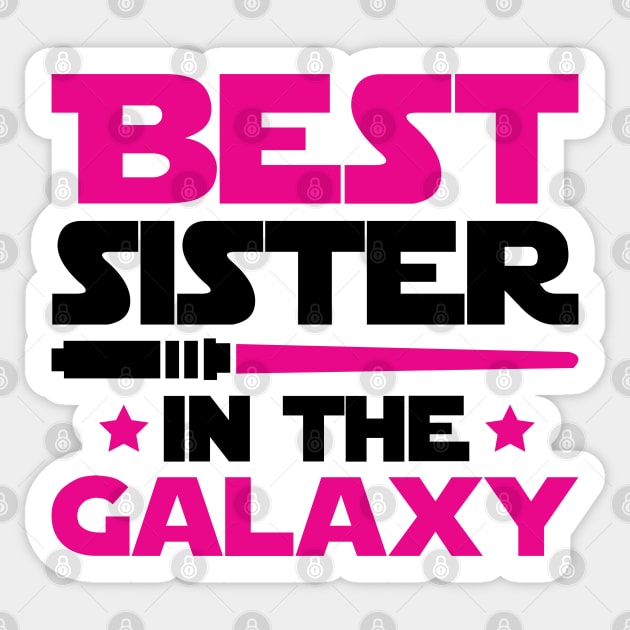 Best Sister In The Galaxy Sticker by defytees